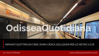 Impianti elettrici in crisi: Roma cerca soluzioni per le metro A e B