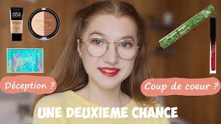 Je donne une deuxième chance aux produits que j'aime le moins !