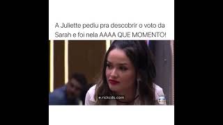 JULIETTE DESCOBRI QUE SARA VOTO NELA