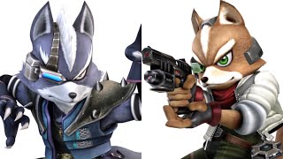 Wolf vs Fox in Super Smash Bros Brawl (Remaster)