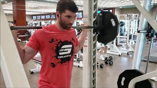 Smith Machine Split Squat | Quad & Glute Training