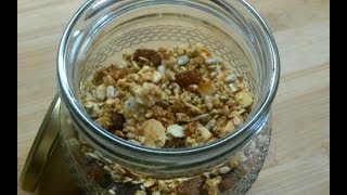 Granola caseira com mel / Homemade honey granola