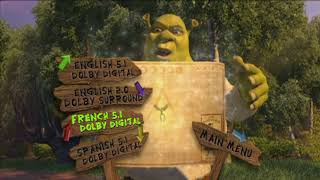 Shrek 3-D DVD Menu Walk through