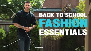 Back to School Men's Fashion Guide - Clothing Essentials for School