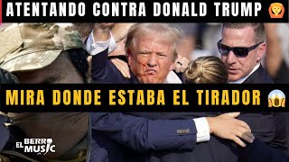 ATENTADO CONTRA DONALD TRUMP LUGAR DONDE ESTABA EL TIRADOR #podcast #noticias #atentadodonaldtrump