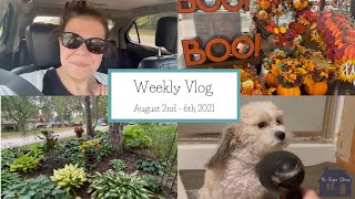 Weekly Vlog 2 - More Fall Décor Shopping, House Hunting, Apple Pies, and Puppy Baths.