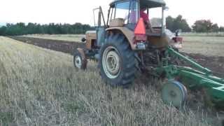 [FULL HD]prace pożniwne 2013 podorywka/ursus c-360 + 4 skiby [FULL HD]