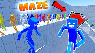 Trolling Ragdolls In Maze In Fun With Ragdolls