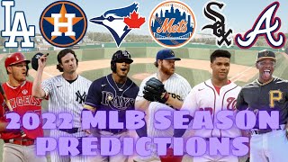 MLB 2022 Season Predictions[Cy Young, MVP, World Series ect]