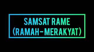 LAUNCHING APLIKASI SAMSAT RAME (RAMAH MERAKYAT OLEH KAPOLRES GRESIK AKBP ARIEF FITRIANTO, SH, SIK,MM