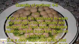 Salad Mushroom bast basket