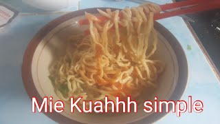 Mie Kuah Simple#cemilan hangat diakhir bulan