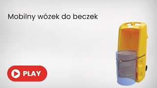 Mobilny wózek do beczek