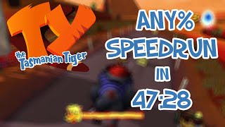 Ty the Tasmanian Tiger - Any% Speedrun in 47:28