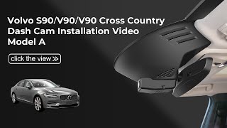 Mangoal Volvo S-90 V-90 V-90 Cross Model A Dash cam installation #automobile #dashcamera