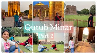 Black Qutub Minar kabhi dekha h?😮|Night view of Qutub Minar| Part-2 #qutubminar #delhi