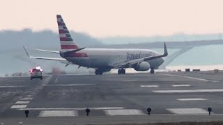 **Emergency Landing!** Cracked Windshield on American Airlines 738 Forces DCA Landing - With ATC!