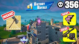 356 Elimination Solo Vs Squads "Zero Build" Gameplay Wins (Fortnite Chapter 5)