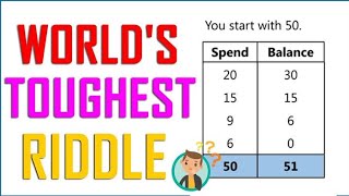 World's Toughest Riddle Explained | Balance 51 Riddle Explain in Tamil | toughest riddle | Maths |