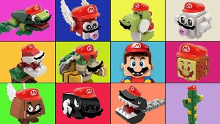 Super Mario Odyssey Captured characters Game VS LEGO comparison