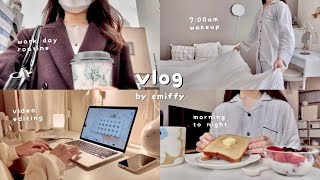 my workday routine👩🏻‍💻 (office worker + vlogger｜ 7:00am start⛅️ work, editing, house work🍳