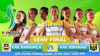 🔴LIVE SEMI FINAL POPWILDA WILAYAH I JABAR  2024 (PI) - KAB. BANDUNG BARAT 🆚 KOTA SUKABUMI