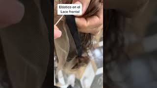 Para que usar el elástico #lacefrontwig #lacefrontal  en el lace frontal