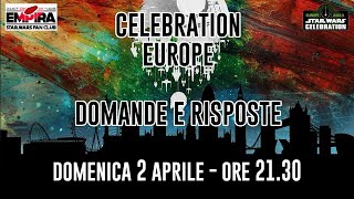 Celebration Europe 2023 - Domande e risposte