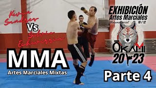 Exhibición de Artes Marciales ÔKAMI 2023 | Combate de MMA de exhibición | Parte 4 🥋🐺🥊