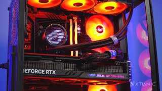 265K ASUS ROG Strix RTX 4080 Gaming PC Build ft. Maximus Z790 Hero I RYUO III 360 I TUF GT502