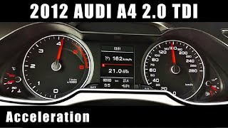 2012 Audi A4 B8 2.0 TDI 150 HP Acceleration / Przyspieszenie