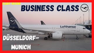 LUFTHANSA A320neo BUSINESS CLASS ! Düsseldorf-Munich