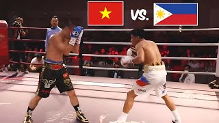 VIETNAM  vs  PHILIPPINES!  SINABAYAN  ng PINOY BOXER ang VIETNAMESE CHAMPION