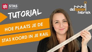 STAS koord in systeem plaatsen - De Lijstenfabriek Tutorial