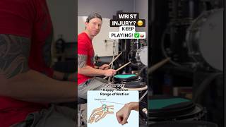 Wrist Injury? Keep Drumming! Anatomy Assessment for Happy Hands #drumlesson #drummers #drumset