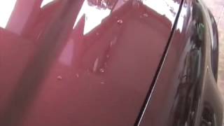 Auto Detailing Hydrophobic effect  Water Beading  Water Sheeting