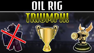 Oil Rig Triumph! | Solo Map Triumphs | Roblox Tower Battles