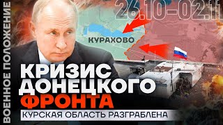 КРИЗИС ДОНЕЦКОГО ФРОНТА | КУРСКАЯ ОБЛАСТЬ РАЗГРАБЛЕНА | ❗️ ВОЕННОЕ ПОЛОЖЕНИЕ