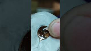 Hand engraving a locket