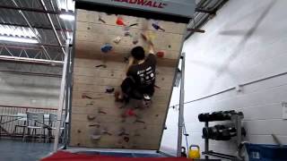 Cool climbing wall for home