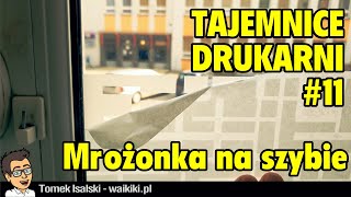 Jak okleić szybę folią mrożoną?