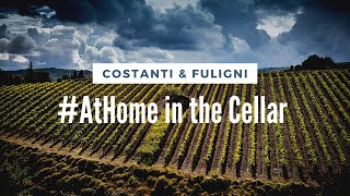 #AtHome in the Cellar with Costanti and Fuligni Winery