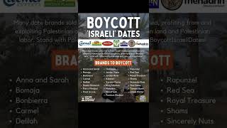 Boycott Israeli Dates #religion #viraltrend #trending