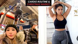 CHRISTMAS MARKET - CARDIO routine + shopping at sephora - VLOGMAS