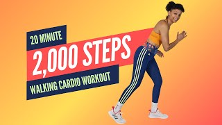 BURN FAT With This 20 Minute 2000 Step Walking Workout!