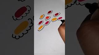 Cute Flower Drawing 🎨 Satisfying Art #shorts #trending #viral #drawing #easydrawing #viralshort