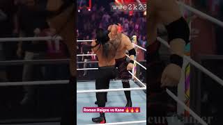 Roman Reigns Destroyed Kane - WWE2K23 #shorts #wwe #wwe2k22 #shocked