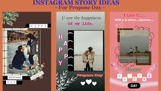 3 Instagram story ideas for Propose Day || Valantine Weeks Special || ( Use ig App only )