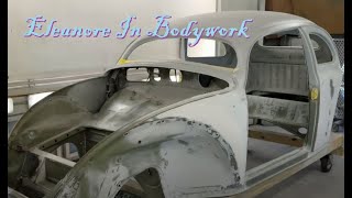 Eleanore In Bodywork  - ROTTEN OLD CHOP TOP 1956 VW BEETLE - 142