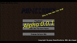 Minecraft Alpha 0.0.1